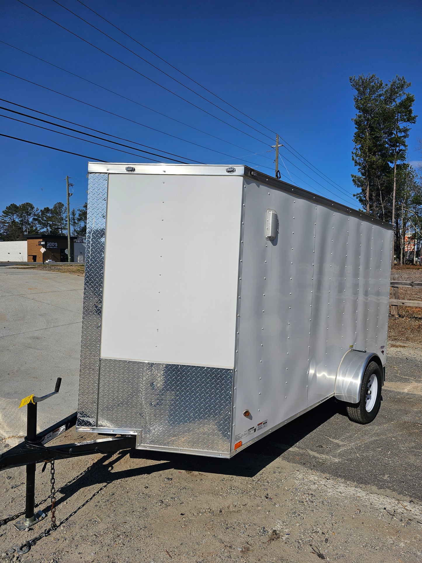 6X12 Single Axle Enclosed Trailer