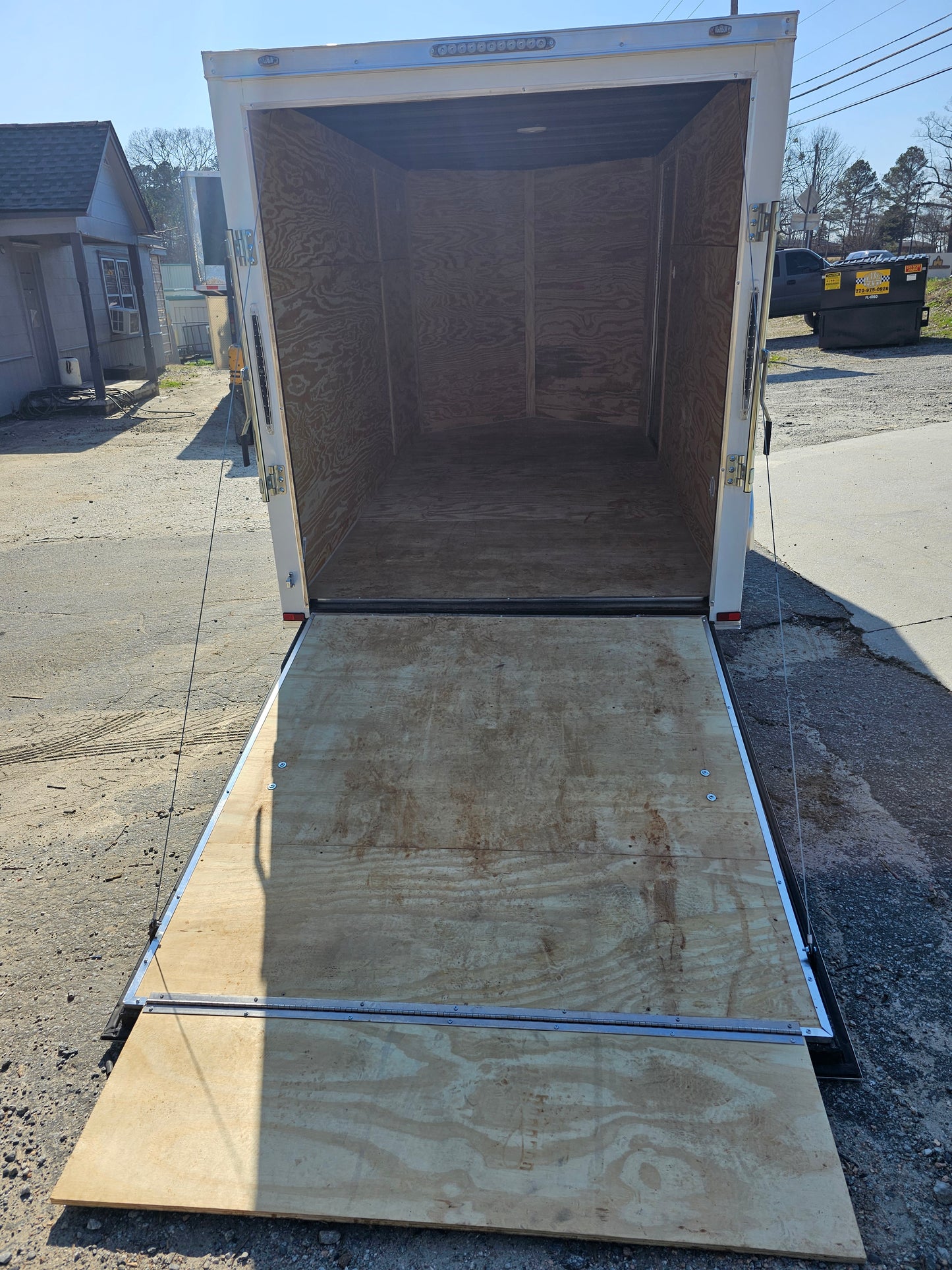 6X12 Single Axle Enclosed Trailer