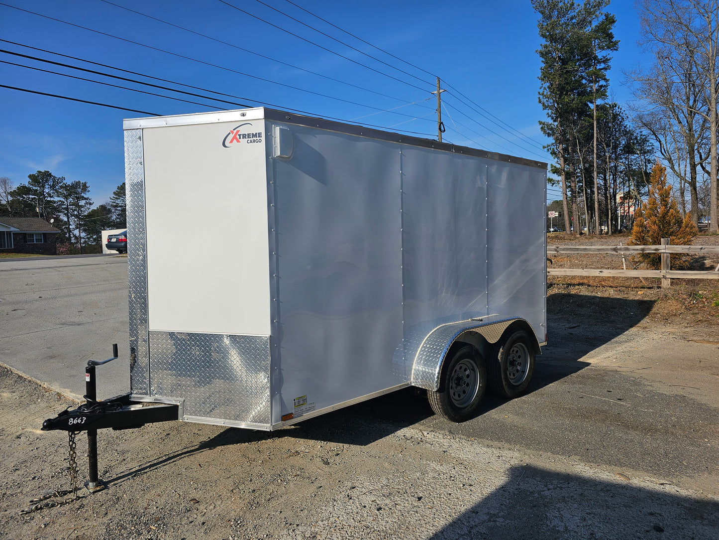 6X12 V-nose Enclosed Trailer