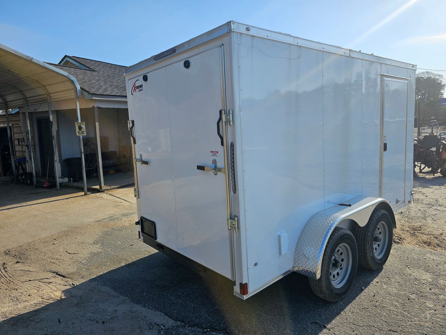 6X12 V-nose Enclosed Trailer