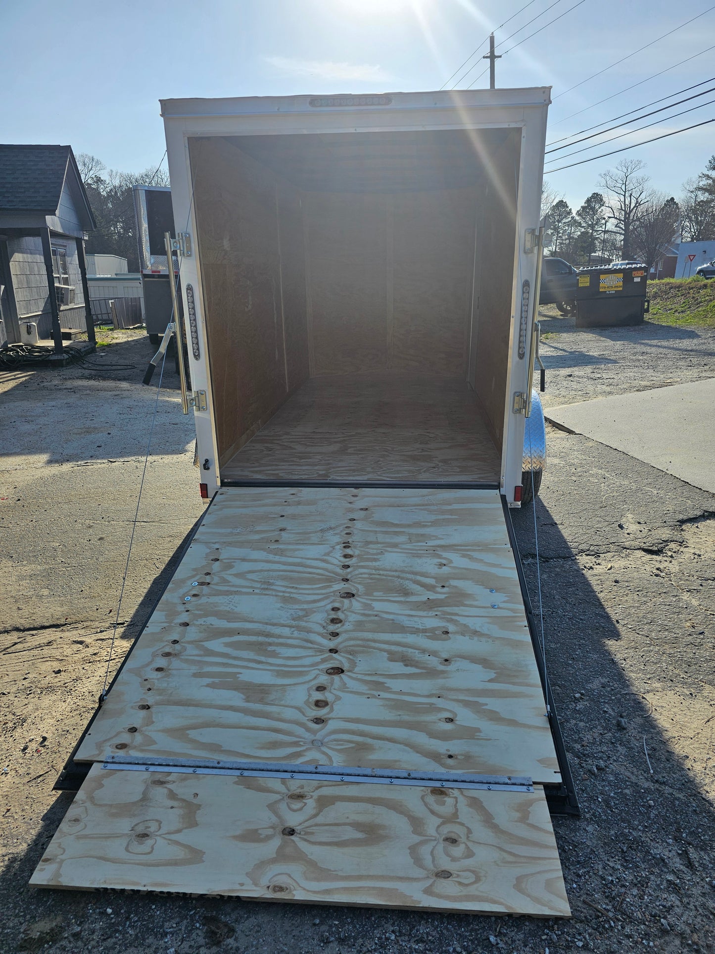 6X12 V-nose Enclosed Trailer