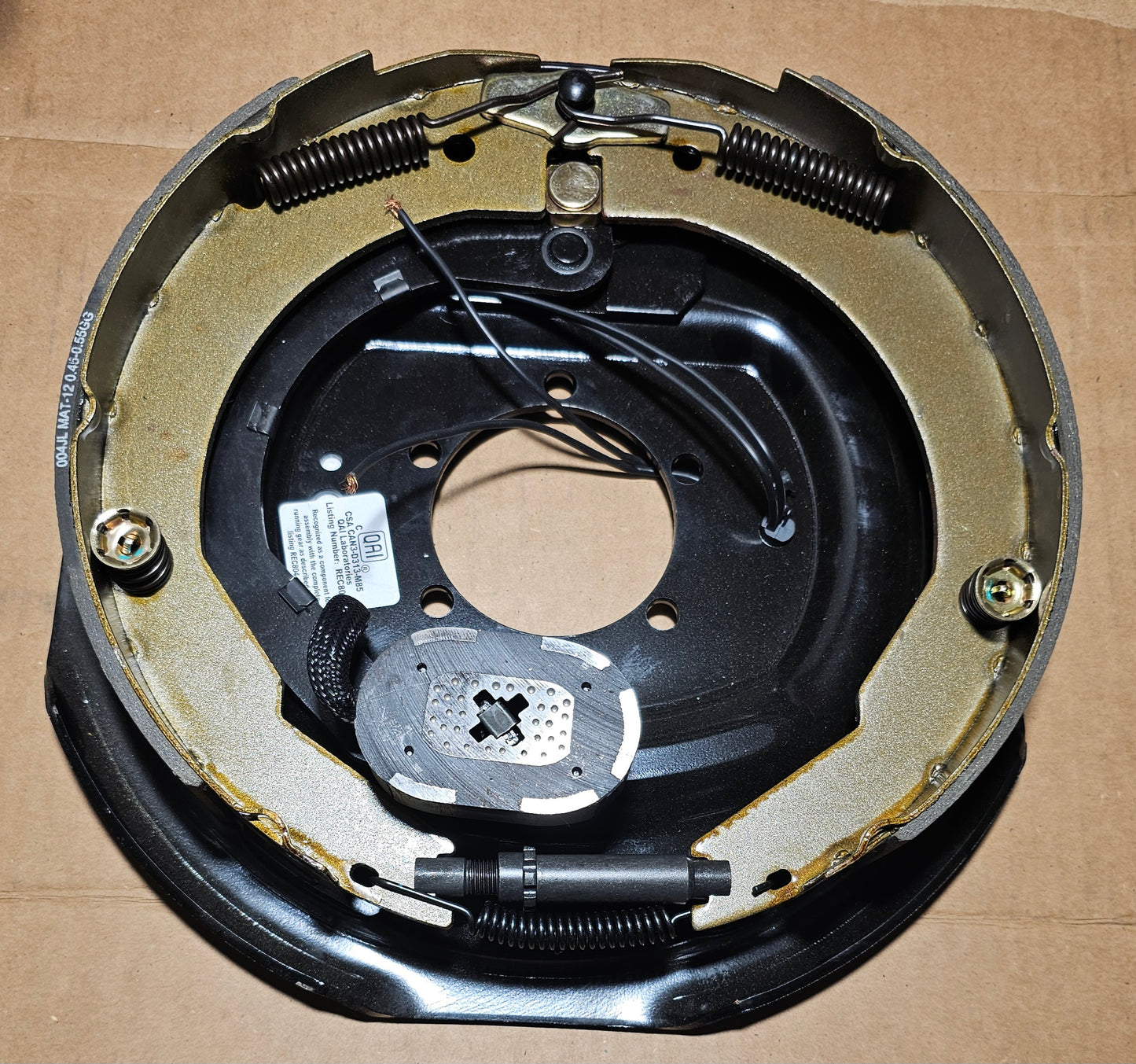 12"X2"standard brake backing